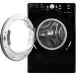 Indesit-Lave-linge-Pose-libre-BWE-81483X-K-FR-Noir-Lave-linge-frontal-A----Frontal-open