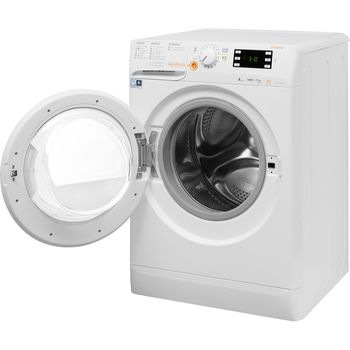 Indesit-Lavante-sechante-Pose-libre-XWDE-751680X-W-FR-Blanc-Lave-linge-frontal-Perspective-open