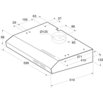 Indesit-Hotte-Encastrable-ISLK-66-AS-X-Inox-Pose-libre-Mecanique-Technical-drawing