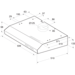 Indesit-Hotte-Encastrable-ISLK-66-AS-X-1-Inox-Pose-libre-Mecanique-Technical-drawing