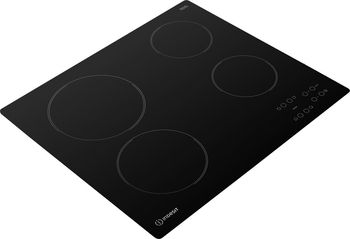 Indesit Table de cuisson RI 161 C Noir Radiant vitroceramic Perspective