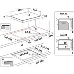 Indesit-Table-de-cuisson-RI-161-C-Noir-Radiant-vitroceramic-Technical-drawing