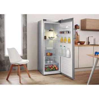 Indesit-Refrigerateur-Pose-libre-SI6-1-S-Argent-Lifestyle-perspective-open