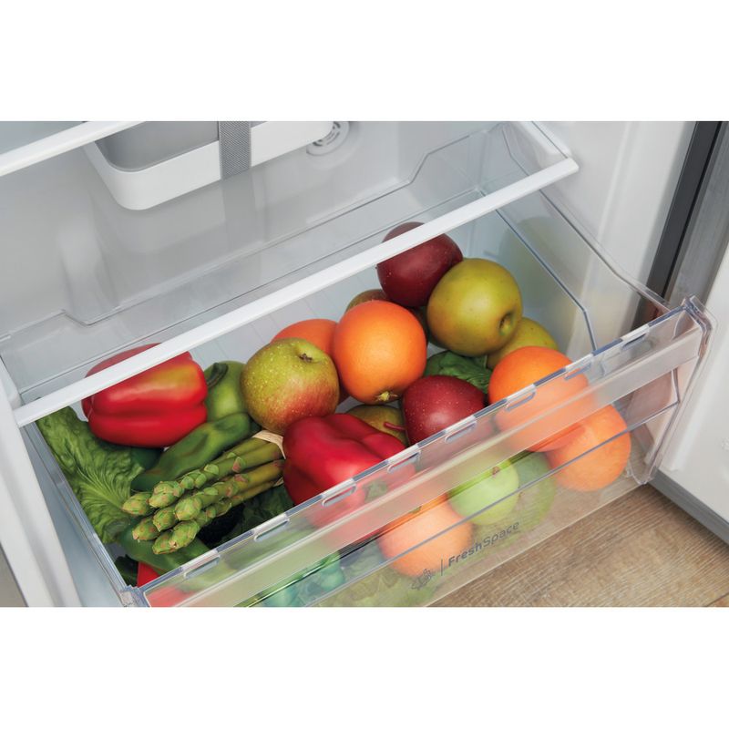 Indesit-Refrigerateur-Pose-libre-SI6-1-S-Argent-Drawer