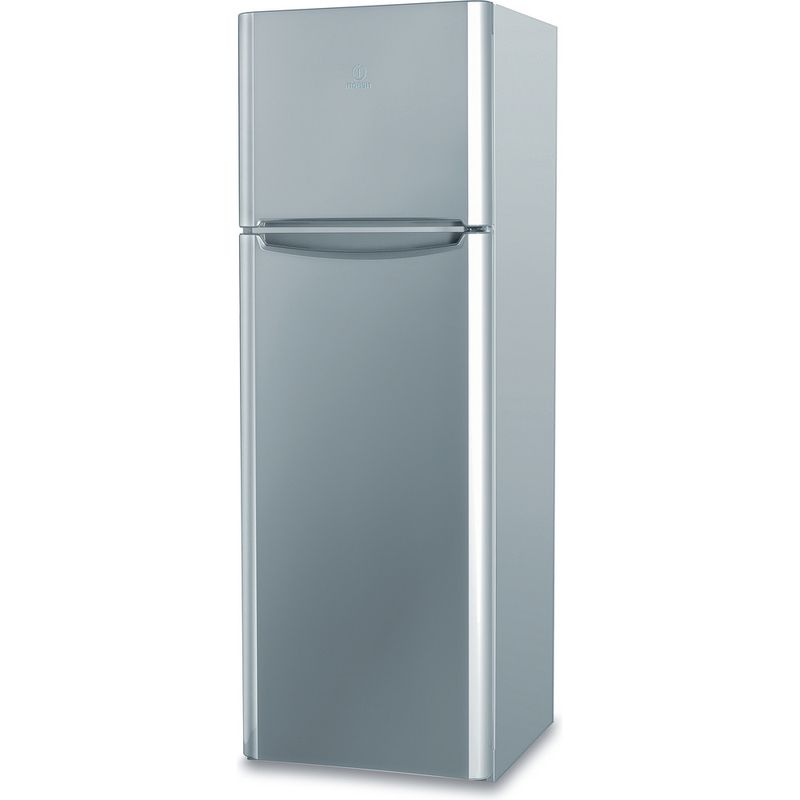 Indesit-Combine-refrigerateur-congelateur-Pose-libre-TIAA-12-V-SI.1-Argent-2-portes-Perspective
