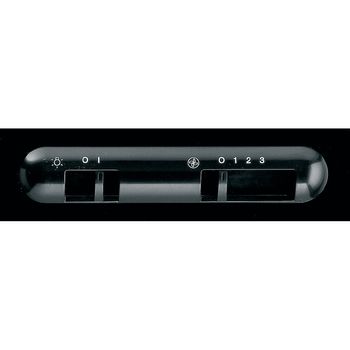 Indesit-Hotte-Encastrable-ISLK-66-LS-K-Noir-Pose-libre-Mecanique-Control-panel