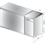 Indesit-Lave-vaisselle-Pose-libre-DSFC-3T117-Pose-libre-A--Technical-drawing