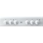 Indesit-Cuisiniere-IS5V5GCW-E-Blanc-Electrique-Control-panel