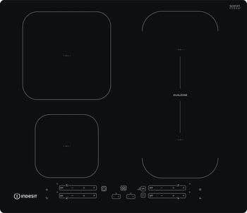 Indesit-Table-de-cuisson-IB-73B60-NE-Noir-Induction-vitroceramic-Frontal