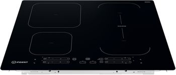 Indesit Table de cuisson IB 73B60 NE Noir Induction vitroceramic Frontal top down