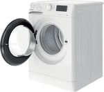 Indesit Lave-linge Pose-libre MTWE 81683 WK FR Blanc Lave-linge frontal D Perspective open