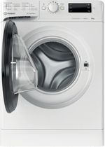 Indesit Lave-linge Pose-libre MTWE 81683 WK FR Blanc Lave-linge frontal D Frontal open