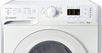 Indesit Lave-linge Pose-libre MTWA 81283 W EU Blanc Lave-linge frontal D Control panel