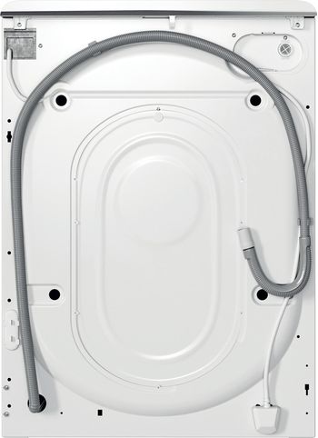 Indesit Lave-linge Pose-libre MTWA 81283 W EU Blanc Lave-linge frontal D Back / Lateral