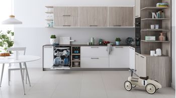 Indesit Lave-vaisselle Encastrable DIO 3T131 A FE Tout intégrable D Lifestyle frontal open