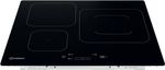 Indesit-Table-de-cuisson-IS-33Q60-NE-Noir-Induction-vitroceramic-Frontal-top-down