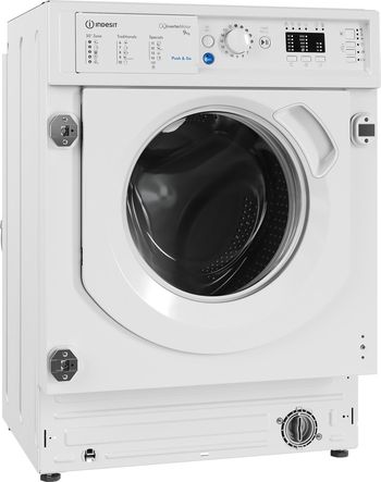 Indesit Lave-linge Encastrable BI WMIL 91484 EU Blanc Lave-linge frontal C Perspective
