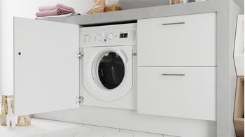 Indesit Lave-linge Encastrable BI WMIL 91484 EU Blanc Lave-linge frontal C Lifestyle perspective