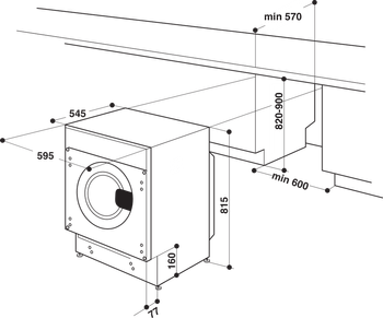 Indesit-Lavante-sechante-Encastrable-BI-WDIL-861484-EU-Blanc-Lave-linge-frontal-Technical-drawing