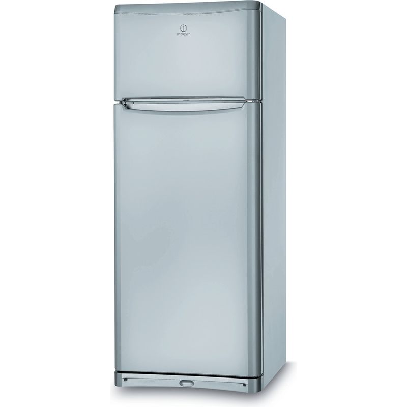 Indesit-Combine-refrigerateur-congelateur-Pose-libre-TEAAN-5-S-1-Argent-2-portes-Perspective