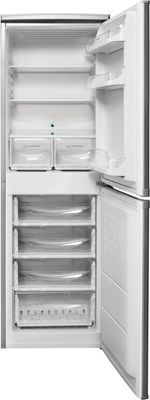 Indesit Combiné réfrigérateur congélateur Pose-libre CAA 55 NX 1 Inox 2 portes Frontal open