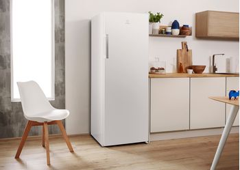 Indesit Réfrigérateur Pose-libre SI6 1 W Blanc Lifestyle perspective