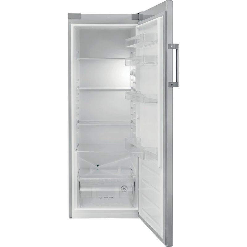 Indesit-Refrigerateur-Pose-libre-SI6-1-S-Argent-Frontal-open