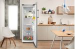 Indesit Réfrigérateur Pose-libre SI6 1 S Argent Lifestyle frontal open
