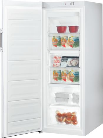 Indesit Congélateur Pose-libre UI6 1 W.1 Blanc Perspective open