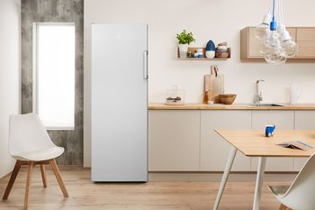 Indesit Congélateur Pose-libre UI6 1 S.1 Argent Lifestyle frontal