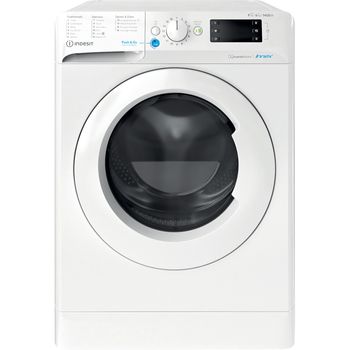 Indesit-Lavante-sechante-Pose-libre-BDE861483XWFR-N-Blanc-Lave-linge-frontal-Frontal