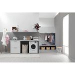 Lave-linge séchant BDE761483XWFR N INDESIT