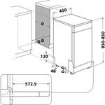 Indesit-Lave-vaisselle-Pose-libre-DSFC-3T117-S-Pose-libre-F-Technical-drawing