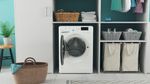 Indesit Lavante-séchante Pose-libre BDE 1071482X WK EU N Blanc Lave-linge frontal Lifestyle frontal open