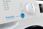 Indesit Lavante-séchante Pose-libre BDE 1071482X WK EU N Blanc Lave-linge frontal Lifestyle control panel