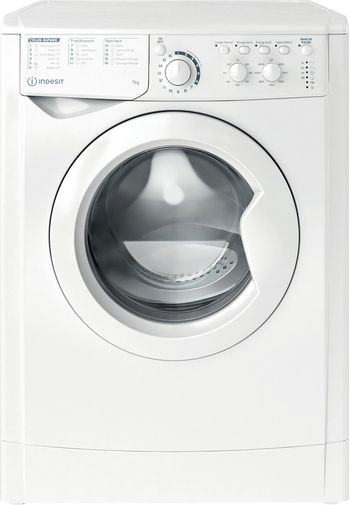 Indesit Lave-linge Pose-libre EWC71252WFR N Blanc Lave-linge frontal E Frontal