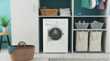 Indesit Lave-linge Pose-libre EWC71252WFR N Blanc Lave-linge frontal E Lifestyle frontal open