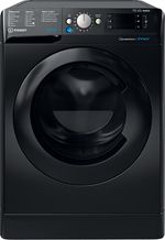 Indesit Lavante-séchante Pose-libre BDE761682XKFR N Noir Lave-linge frontal Frontal