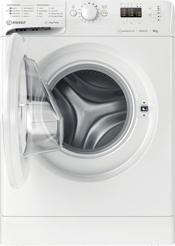 Indesit Lave-linge Pose-libre MTWA 91284 W FR Blanc Lave-linge frontal C Frontal open