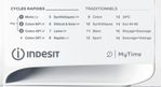 Indesit Lave-linge Pose-libre MTWA 91284 W FR Blanc Lave-linge frontal C Program