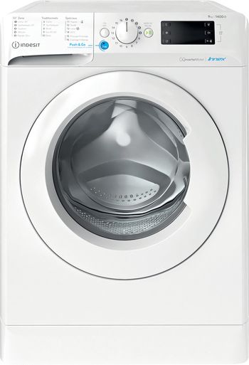 Indesit Lave-linge Pose-libre BWE 91485X W FR N Blanc Lave-linge frontal B Frontal