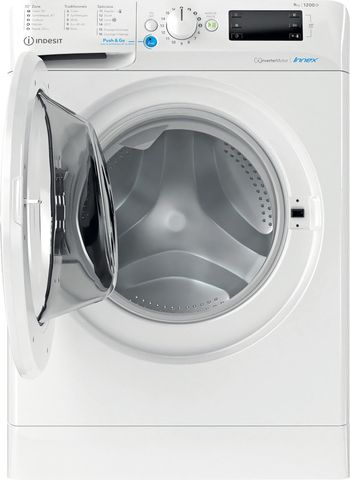 Indesit Lave-linge Pose-libre BWDE 91285X W FR N Blanc Lave-linge frontal B Frontal open