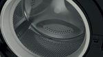 Indesit Lave-linge Pose-libre BWE91285XKFRN Noir Lave-linge frontal B Drum