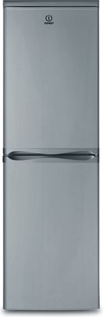 Indesit Combiné réfrigérateur congélateur Pose-libre CAA 55 NX 1 Inox 2 portes Frontal