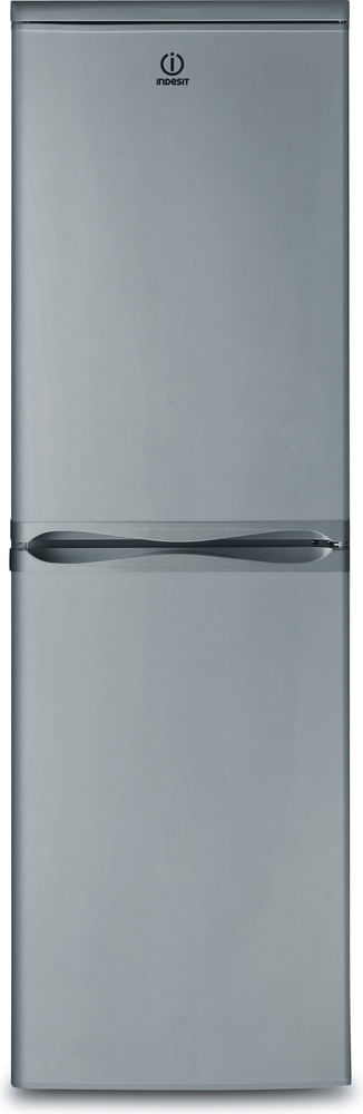 Indesit Combiné réfrigérateur congélateur Pose-libre CAA 55 NX 1 Inox 2 portes Frontal
