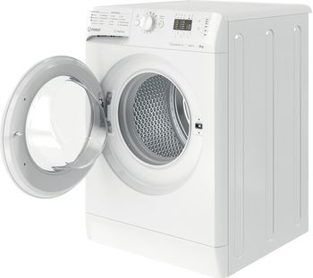 Indesit-Lave-linge-Pose-libre-MTWA-91484-W-FR-Blanc-Lave-linge-frontal-C-Perspective-open