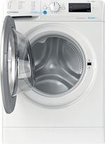 Indesit Lave-linge Pose-libre BWE 101485X WS EU N Blanc Lave-linge frontal B Frontal open
