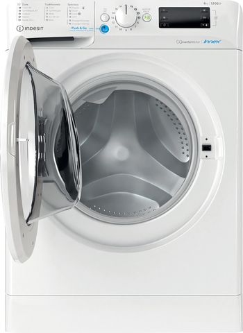 Indesit-Lave-linge-Pose-libre-BWEW81285XWFR-N-Blanc-Lave-linge-frontal-B-Frontal-open