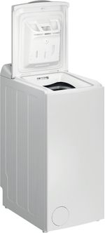 Indesit Lave-linge Pose-libre BTW P S62400 FRN Blanc Lave-linge top C Perspective open