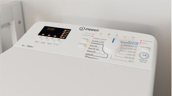 Indesit Lave-linge Pose-libre BTW P S62400 FRN Blanc Lave-linge top C Lifestyle control panel